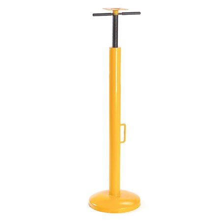 GLOBAL INDUSTRIAL Economy Trailer Stabilizing Jack Stand, Steel, Yellow 500001